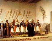 Prayer in the House of an Arnaut Chief - 让·莱昂·杰罗姆